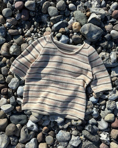 Amélie Tee garnkit - 3 stribe farver [Merci]
