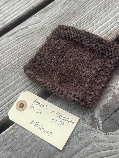 Fold Wrap garnkit [Alpaca 3/Isager Silk mohair]
