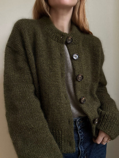 Cardigan no. 11 garnkit [Håndværksgarn/Silk mohair]