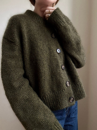 Cardigan no. 11 garnkit [Håndværksgarn/Silk mohair]