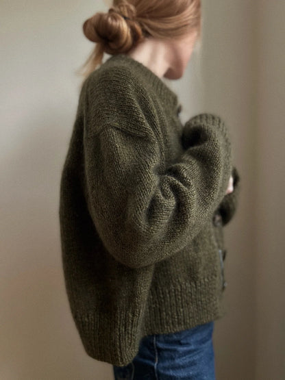 Cardigan no. 11 garnkit [Håndværksgarn/Silk mohair]