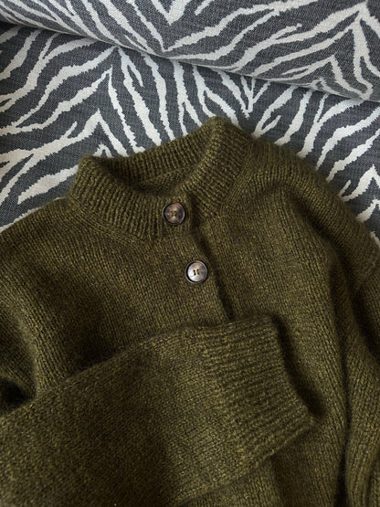Cardigan no. 11 garnkit [Håndværksgarn/Silk mohair]