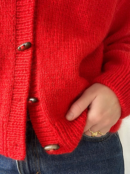 Cardigan no. 9 garnkit [Håndværksgarn/Tilia silk mohair]