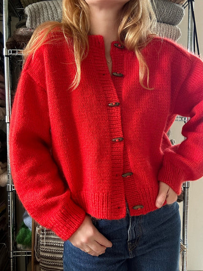 Cardigan no. 9 garnkit [Håndværksgarn/Tilia silk mohair]