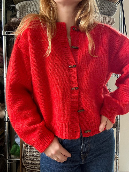 Cardigan no. 9 garnkit [Håndværksgarn/Tilia silk mohair]