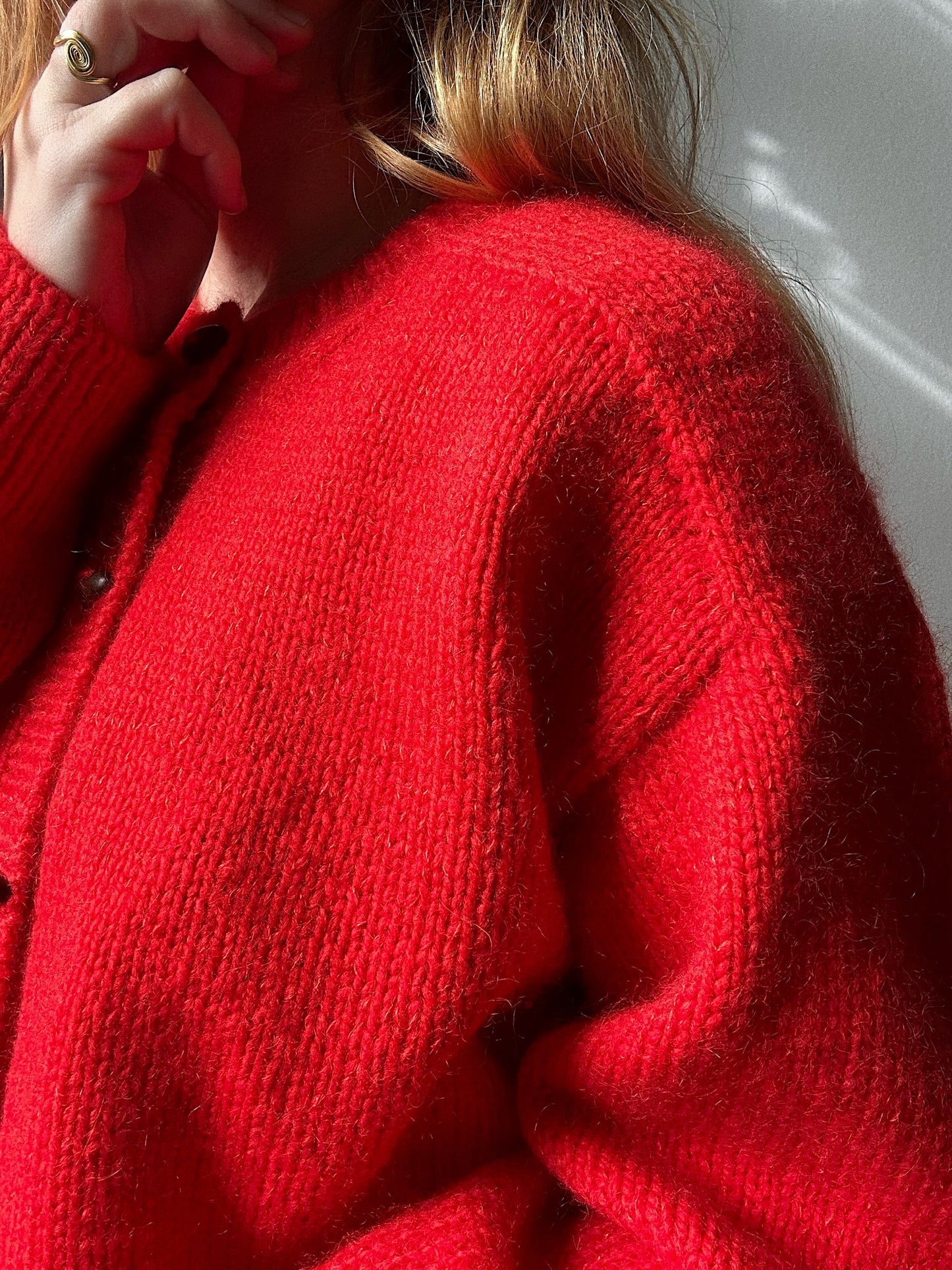 Cardigan no. 9 garnkit [Håndværksgarn/Tilia silk mohair]