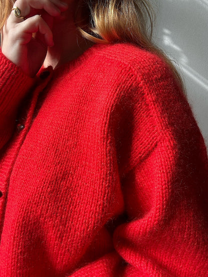Cardigan no. 9 garnkit [Håndværksgarn/Tilia silk mohair]