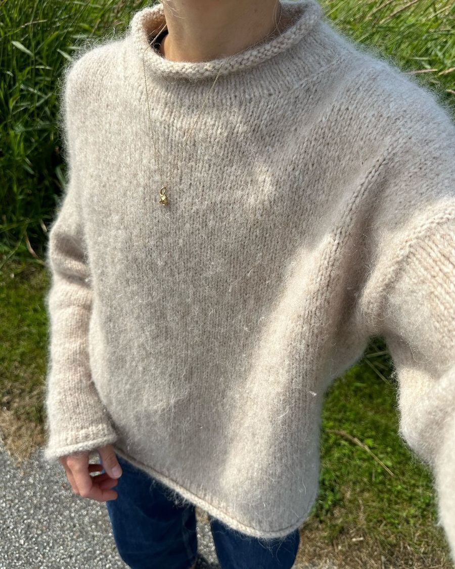 Cloud Sweater garnkit [Isager Soft/Silk mohair]