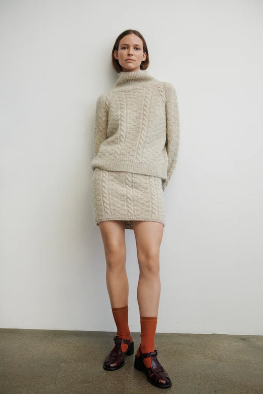 Gerda Skirt garnkit [Spinni/Silk mohiar Isager]