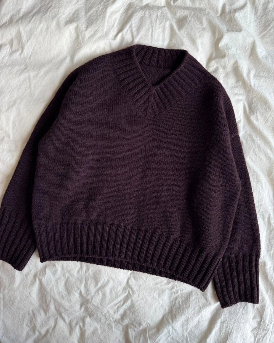 Hannah Sweater V-neck garnkit [Atlas]
