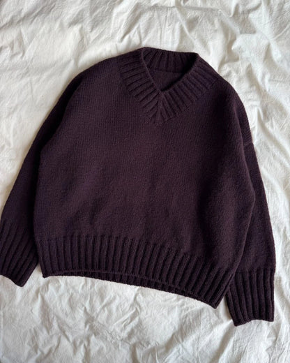 Hannah Sweater V-neck garnkit [Atlas]