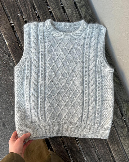 Moby Slipover garnkit [Tynn Peer Gynt/Isager Silk mohair]