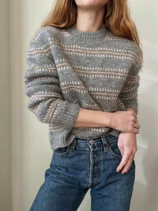 Norma Blouse garnkit [Tvinni/Isager Silk mohair]