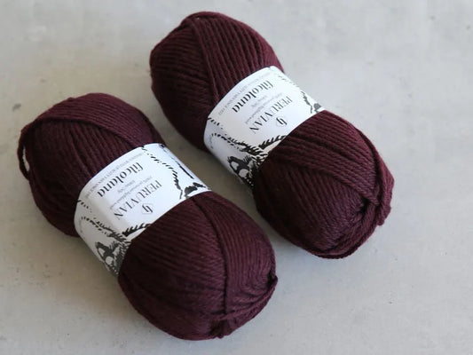 Peruvian - farve 382 Dark Bordeaux
