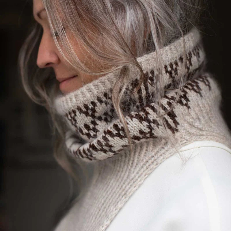 Spot Cowl garnkit [Isager Jensen/Isager Silk mohair]