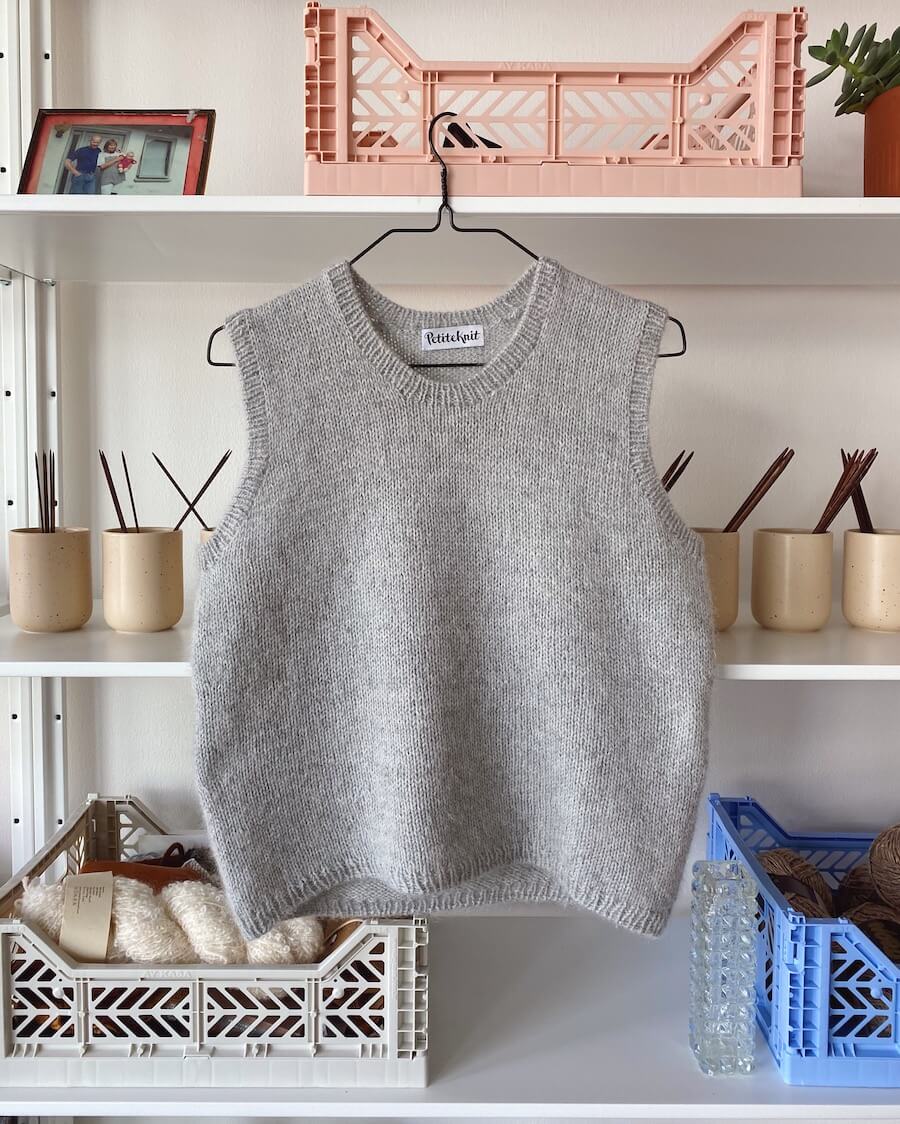 Stockholm Slipover garnkit [Isager Tvinni/Isager Silk mohair]