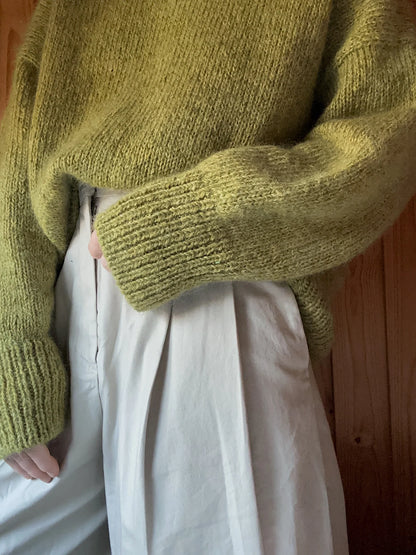 Sweater No. 25 garnkit [Alpaca 2/Tweed/Isager Silk mohair]