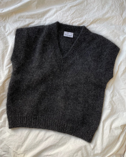 Weekend Slipover V-neck garnkit [Håndsværksgarn/Isager Silk mohair]