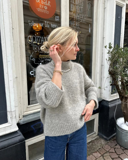 Weekend Sweater garnkit [Håndværksgarn/Isager Silk mohair]