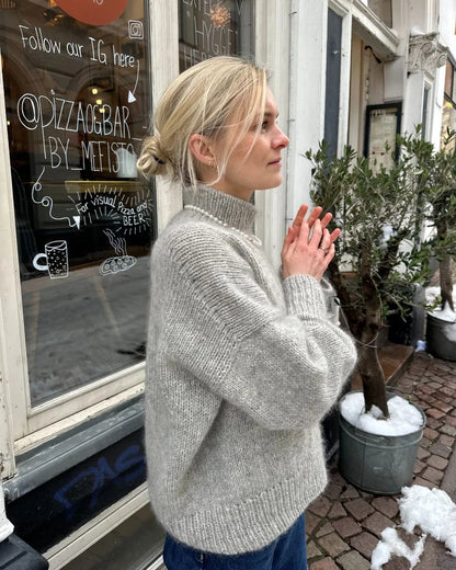 Weekend Sweater garnkit [Håndværksgarn/Isager Silk mohair]
