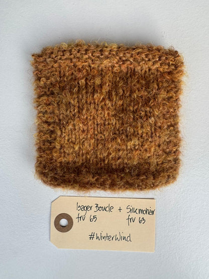 Winter Wind garnkit [Isager Bouclé/Isager Silk mohair]