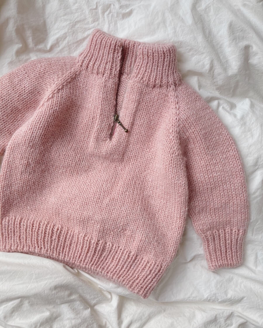 Zipper Sweater Junior garnkit [Peruvian/Tilia]