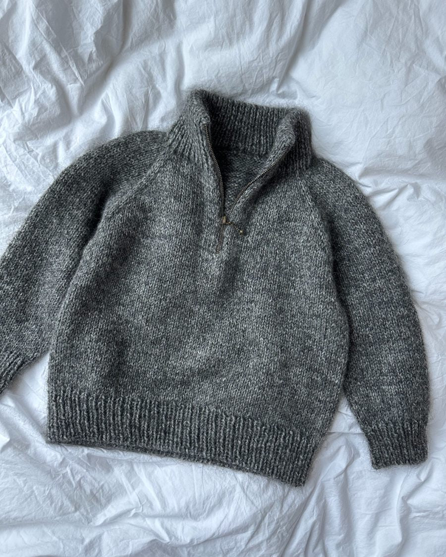 Zipper Sweater Junior garnkit [Peruvian/Tilia]