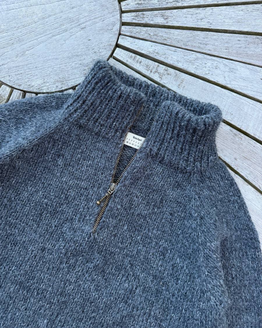 Zipper Sweater Junior garnkit [Peruvian/Tilia]